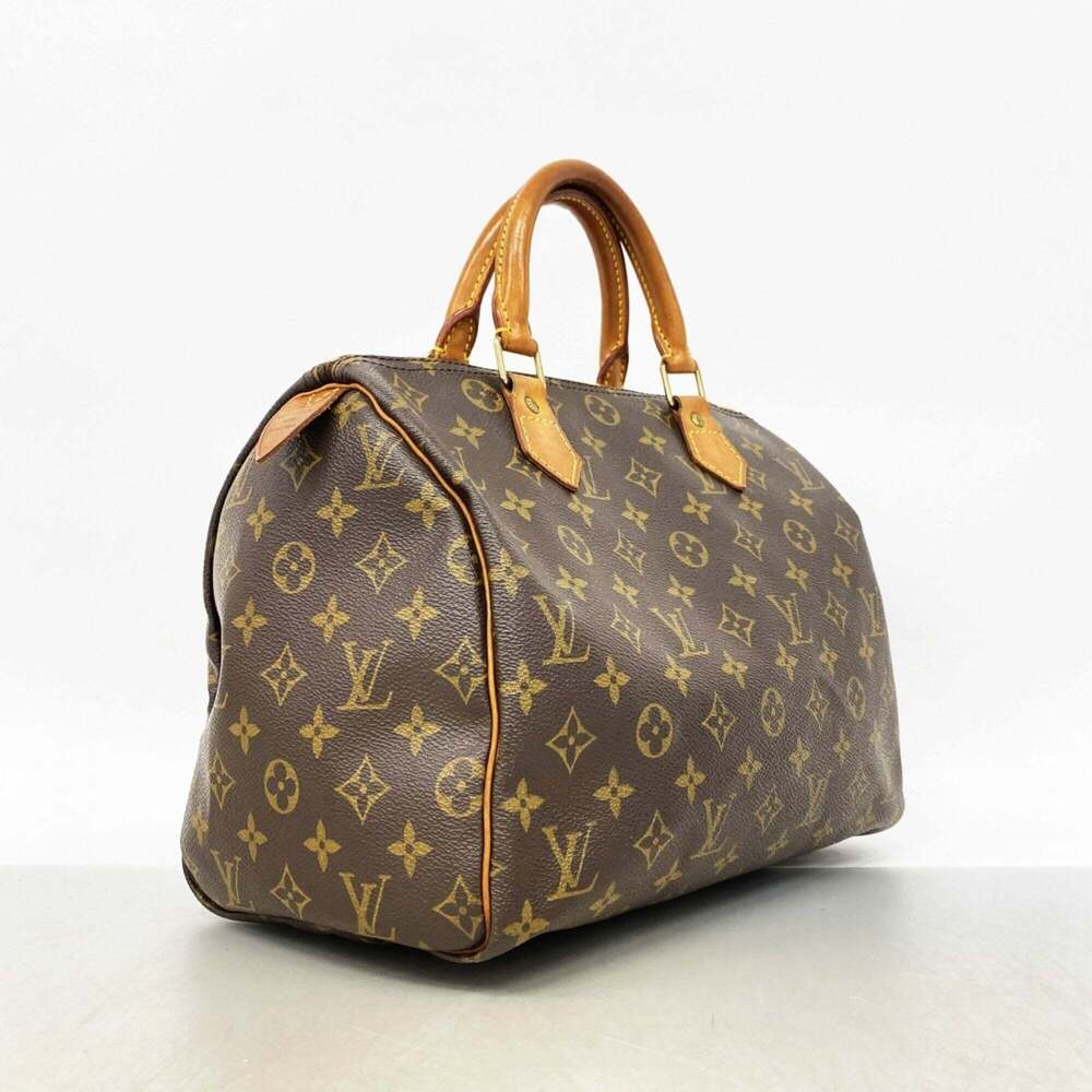 Louis Vuitton Monogram Speedy 30 Handbag M41108 Brown Women's - Picture 2 of 12